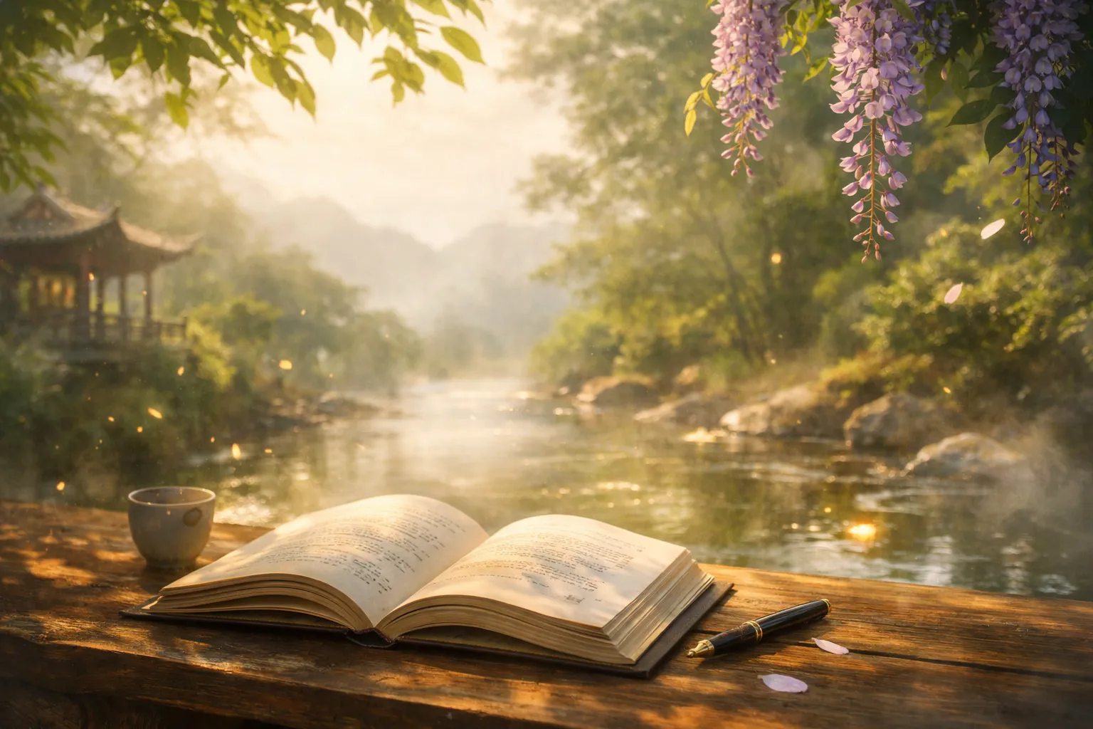 在文字的河流里，打捞一束温柔的光